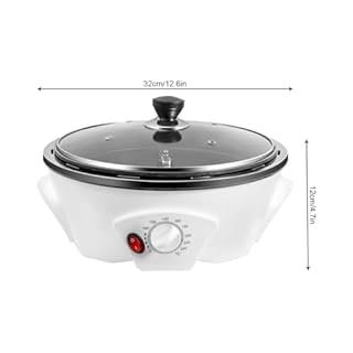 Torréfacteur à café domestique, électrique, 1200 W, torréfacteur à grains, réglable de 0 à 240 °C, avec minuterie, pour grains de café, noix, pop-corn