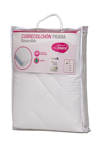 Cubrecolchón rizo Prana reversible protector de cama de algodón transpirable 2