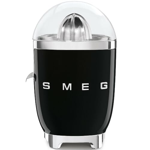 Smeg, Presse Agrumes Électrique CJF11BLEU, Mise en Marche Automatique à Pression, Bec Anti-goutte...