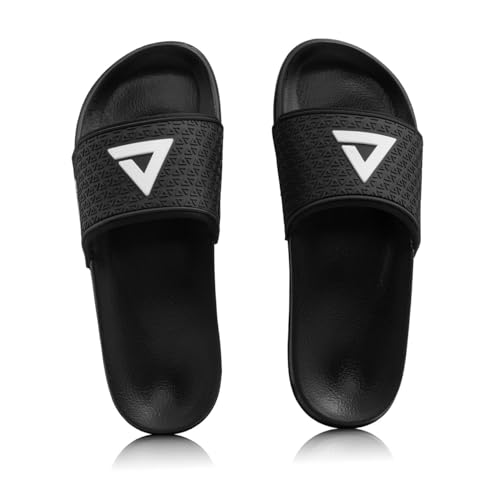 Image of ARVAN Mens Sliders | Lightweight, Anti-Slip & Cushioned Comfort Slides for Casual & Beach Use
