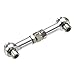 uxcell RC Front/Rear Steering Linkage Servo Link Pull Rod Turnbuckle 38mm (Silver Tone)