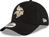 New Era NFL The League 9FORTY Adjustable Hat Cap One Size (US, Alpha, One Size, Minnesota Vikings - Black)