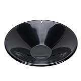 Rhawuy 10-Zoll-Goldpfanne zum Schürfen |Das leichte und robuste ABS-Design verbessert die Sichtbarkeit von Gold |Alluviales Bergbauwerkzeug für Gold/Zinn/Coltan