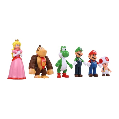 Image of Toys Uncle Figure Pack (Mar*io 6 Pack Set)
