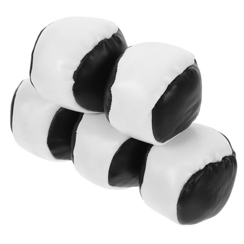 5Pcs Flat Sandbags for Outdoor Toss Game Supplies Juggling Bean Bags for Fun Playtime Activities for Coordination and Strength Training