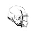 Schutt Youth F7 LX1 Football Helmet, EGOP NB VC Facemask Attached, Medium, White