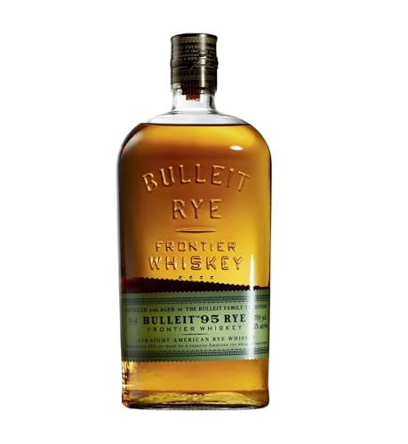 Bulleit 95 Rye Bourbon, Small Batch American Frontier Whiskey, 95%-iger, hoher Roggenanteil,...