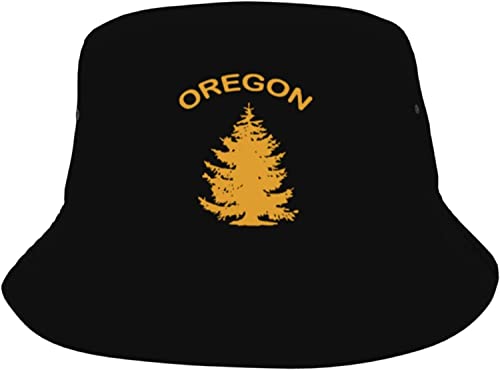 Oregon Douglas Pine Tree Fisherman Caps Outdoor Leisure Shade Sun Protection Bucket Cap Unisex
