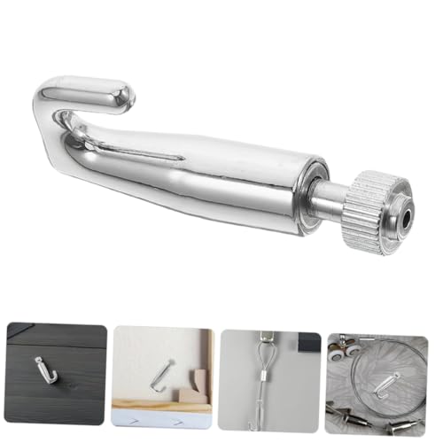 Image of 2pcs Sailor Hook Picture Hanging System Heavy Duty Picture Hangers Adaptable Hanging Wire for Galleries Offices