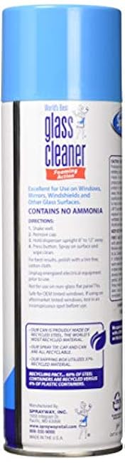 Sprayway Streakless Glass Cleaner 19 Ounce (Pack of 3) Made in USA, Blue and White (Package may vary)