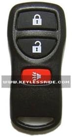 Keyless Ride 9736 Oem Replacement Auto Remote, 3-Button, Nissan/Infiniti Group Key Blank, Electronic