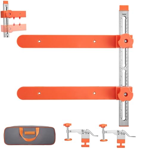 Kit de plantilla for instalación de correderas de cajón Plantilla de herrajes de precisión for gabinetes Abrazaderas for instalación de frentes de cajón Instale las correderas de cajón de manera más f