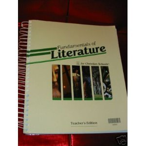 Spiral-bound Fundamentals of Literature for Christian Schools (042903) Book