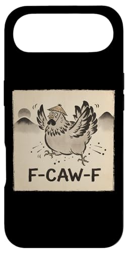 F-Caw-F Chicken FCAWF Chicken Funny Humor Japanese Art �X�}�z�P�[�X iPhone Air �p