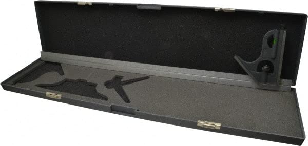 SPI 13-259-7 Combination Square: Cast Iron Square Head, Hardened Steel 4R 24 Blade