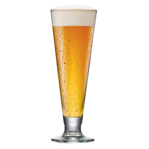 Ruvolo Taça de Cristal, Taça Tulipa Reta, para Cerveja 300ml
