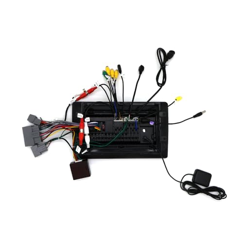 2+32G 9 Inch Car Stereo Radio for Ford 2006-2014 F-250/F-350, Boasting Touch Screen with Android 13 CarPlay and Android Auto, GPS Navi/WiFi/Bluetooth/DSP/FM Radio/SWC, AHD Backup Camera MICR