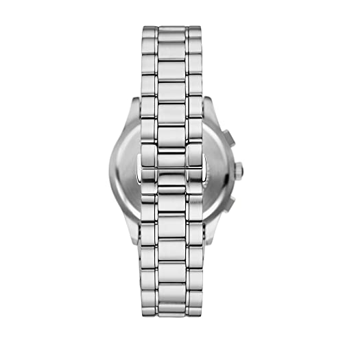 Emporio Armani Stainless Steel Analog Green Dial Men Watch-Ar11529, Silver Band - Image 4