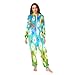 Joisal Wildflowers Colorful Butterfly Adult Onesie Costume Women One Piece Pajamas Fashion Mens Full Body Pjs X-Large