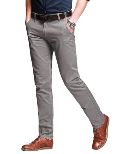 Image of Match Men's Regular Fit Comfort Stretch Casual Chino Pants