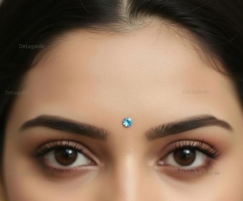 Image of Small Multi Colour Stone Bindi Tikka Self-Adhesive For Girls Women Ladies (4 Packets)