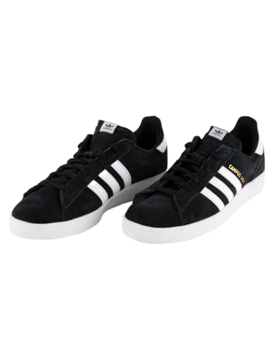 adidas Campus ADV Mens Shoes, Black/White, 13