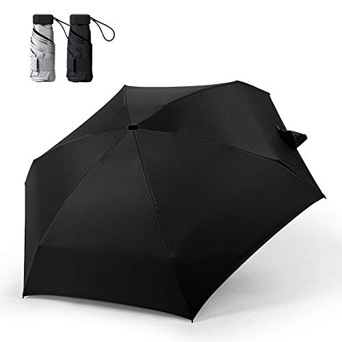 Andoer Guarda-chuva de golfe de viagem mini-guarda-chuva leve dobrável Guarda-chuva de proteção UV p