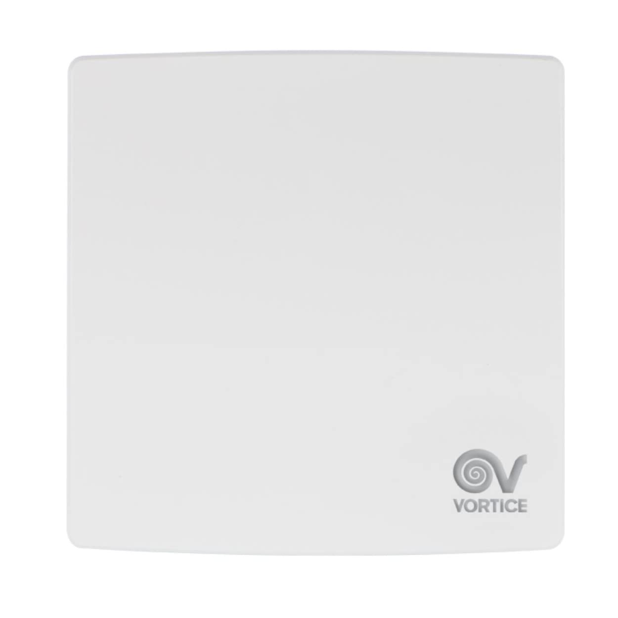 Vortice Mex 120/5'' LL 1S – Aspiratore Bagno e Cucina Elicocentrifugo da Muro 120mm, Ventilatore di Scarico con Controllo Touch, Installazione a Parete, Portata Massima 90m3/h - 13,8x19,3x19,3 cm