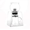 Teekanne ZHAOSHUNLI Blume Set Haushalt Tee-Set hitzebeständigem Glas Smart Cup Einfache praktische Messe Cup 600ml