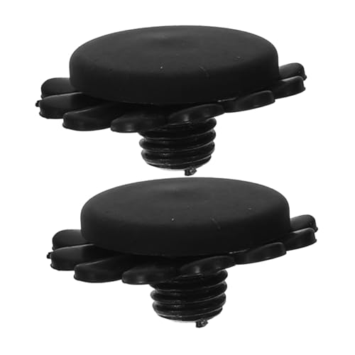 FRCOLOR 2 Sätze Sonnenschirm Zubehör Kunststoff Schirmspitzen Ersatzkappen Regenschirm Reparatur Endkappen Praktisch Leicht Montierbar Robust Kratzschutz