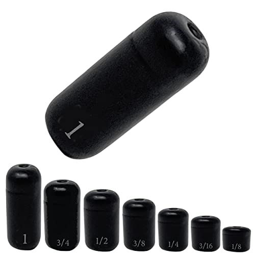 Reaction Tackle Tungsten Barrel Weights - 3/4oz-black