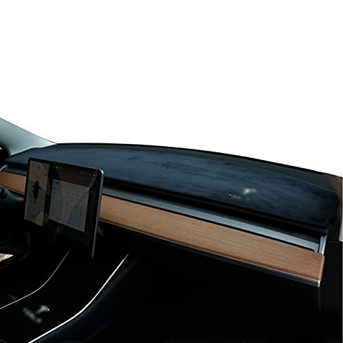 MrBuLiao Tesla カーアクセサリー インテリアアクセサリー ダッシュカバー リアウィンドウフロントトランクマット フランネルブランケット クッション 耐光マット 滑り止めパッド テスラ モデル 3 カーデコラティブ