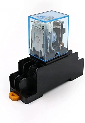Relé electromagnético MY2NJ con base zócalo bobina DC 24V micro mini interruptor