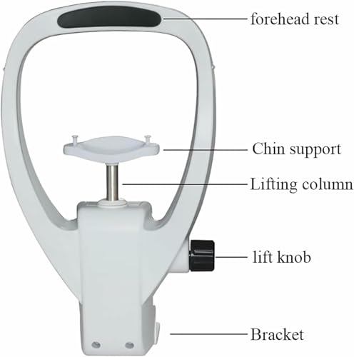 Mentonnière optique et appui-front réglable pour fatigue visuelle - 8