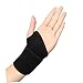 PLAFOPE Adjustable Wrist Support Brace for Unisex Elastic Hand Protector for Outdoor Sports Anti-injury Design Comfortable Fit for All Wrist Black