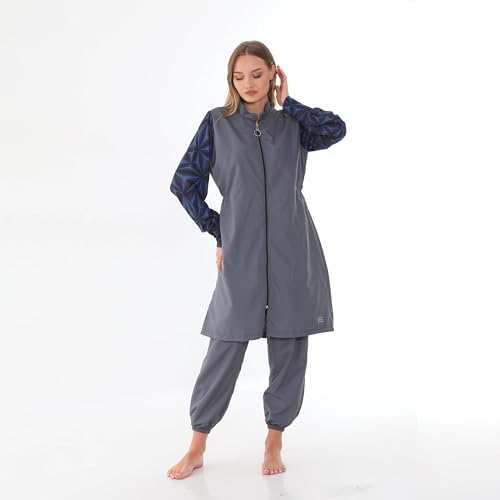 Islamic Long Sleeve Swimsuits for Women Modest Muslim 4 PCS | Full Cover Rash Guard Burkini | Arabic Swimwear3