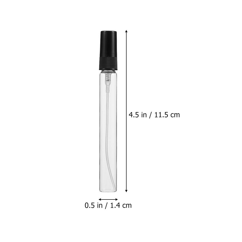 Cabilock Nachfüllbare Parfüm-Zerstäuberflaschen, leerer Glas-Sprühbeutel mit Trichter und Tropfer, auslaufsicher, feiner Nebel, Reisegröße, Sprühgerät für Duft, ätherisches Öl, Toilettenartikel, 50
