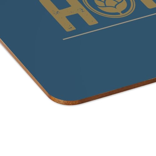 Sets de table en liège bleu grand format au design soigné