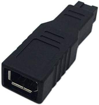 CERRXIAN FireWire IEEE 1394 Type A 400 6 Pin Female to 1394 Type B 800 9 Pin Male Data Transfer Adapter Converter