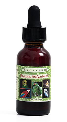 OKONATUR Red Palm Oil for Birds and Parrots - 1 fl oz