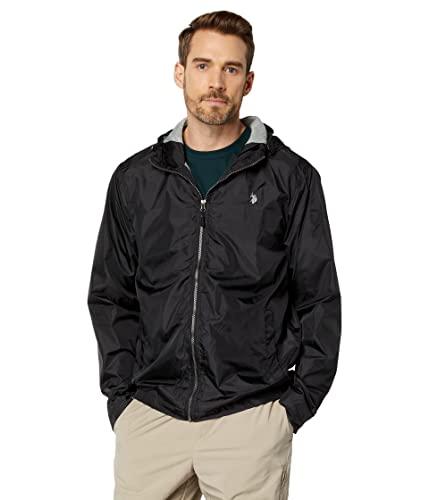 Image of U.S. POLO ASSN. USPA Solid Windbreaker Black 2XL