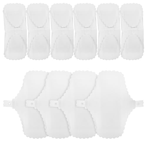 NOLITOY 10個 防水綿素材生理用ナプキン 繰り返し使える肌に優しい月経パッド 女性用快適衛生用品