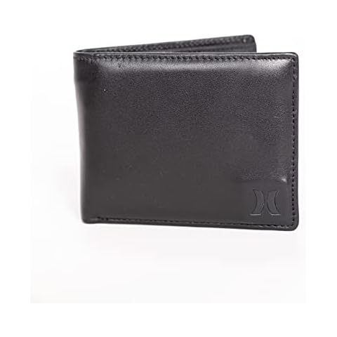 Hurley Icon, Bi-Fold Wallet Mens, Black, 1 Size Cover