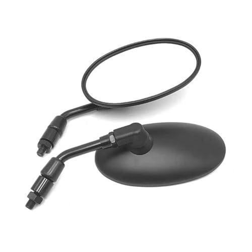 TXDBD Espejo Retrovisor Giratorio para Motocicleta para Kymco Downtown 300i 125 Agility 125 50 Xciting 400i 500 DTX 360 Super Dink 125 Plegable Espejo Punto(Negro)