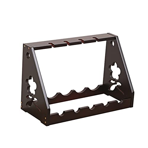 Soporte de madera para botellas de vino miniatura 1