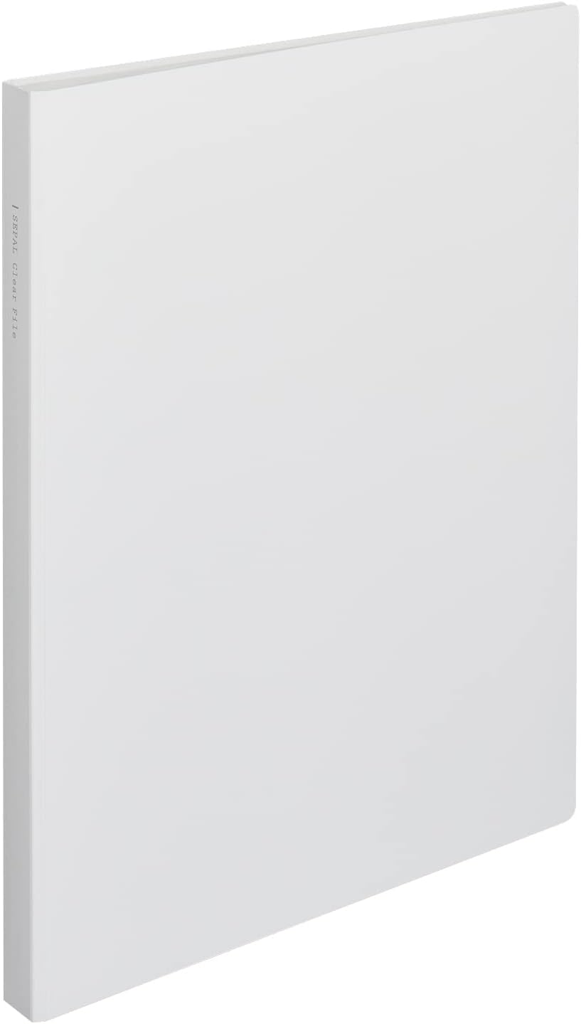Sekisei SEL-2823-70 Separate Clear File, A4-S, 30 Pockets, White