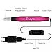 Portable Tattoo Machine Pen Eyebrow Lip Permanent Makeup Pen with 1R 3R Cartridge Needles for Ombre Brows Body Tattoo (Red Machine Kit)