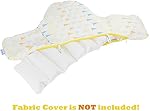Inflatable Cushion Insert for IKEA Antilop High Chair, Cushion Insert Only, White, 28" L x 14"(Inflated)