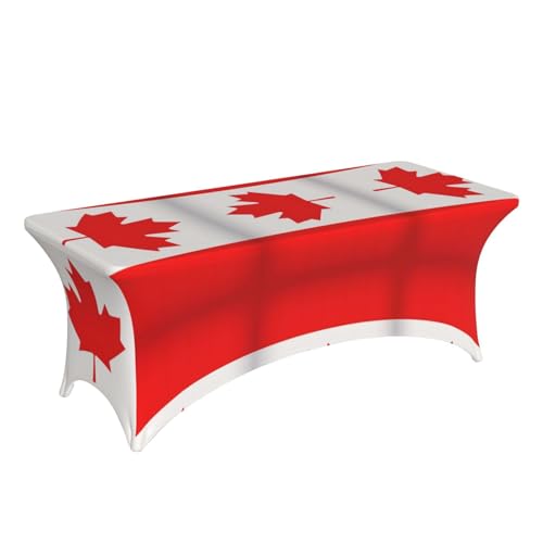 Nappe de table extensible élasthanne Canada pour banquet et buffet 1,8 m - 4