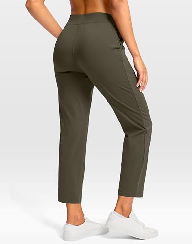 Image of G Gradual Petite Pants for Women 24 inch /26 inch Ankle Pants with 2 Pockets